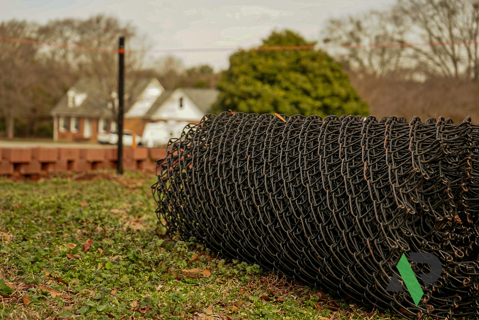 Heavy duty galvanized steel chain link fence posts and mesh - Agri Pro fence contractor